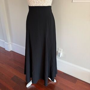 ESCADA High Waisted Black Wool Skirt Sz 38